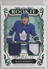 2018 Upper Deck Artifacts Rookies Emerald Material 63/99 Travis Dermott #173 q3y