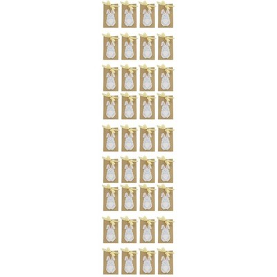  36 stücke ostern themed packing box kaninchen muster geschenkkasten kraft