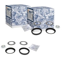 2X Vaico RADLAGER-SATZ Vorne Hinten Passend FüR CitroËN C25 Jumper Fiat Ducato