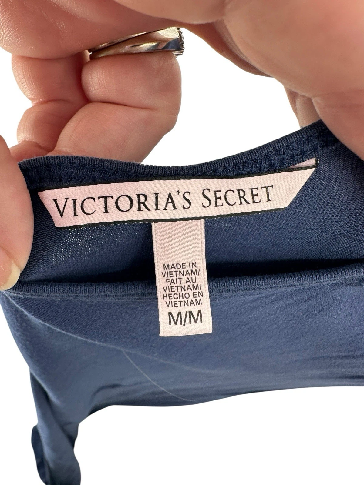 UNDERCOVER Victoria's Secret Maxi Abito Donna Medio Spalline Fluido Casual Vacanze Estate
