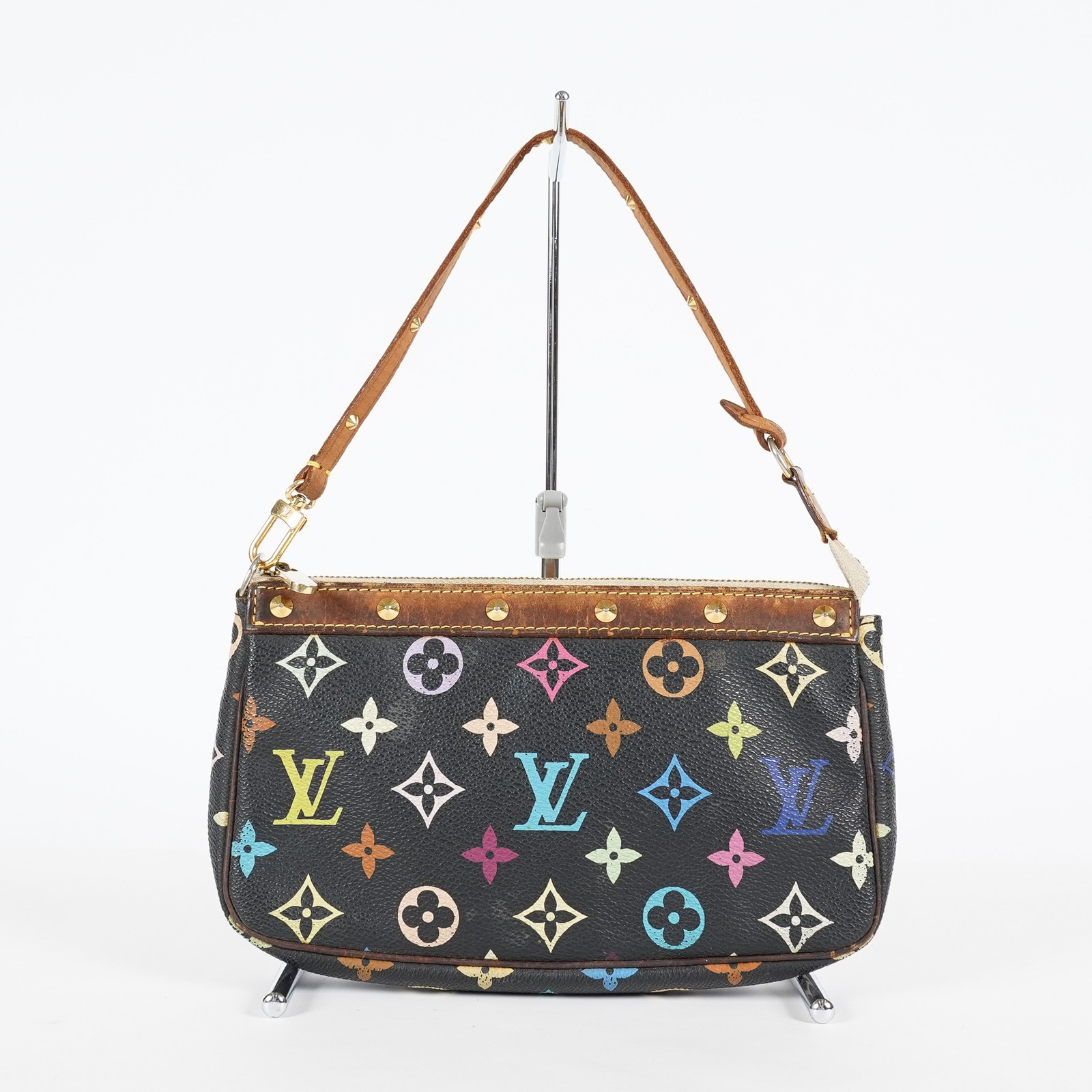 Louis Vuitton Pochette Accessoires Multicolore Black Bag M92648 08E016380024