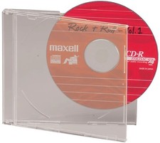 Maxell CD/DVD Replacement Jewel Box Single Clear New Digital Recording Media