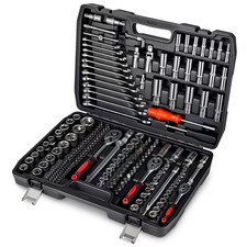 216pc Mechanics Tool Set Socket Ratchet Wrenc...