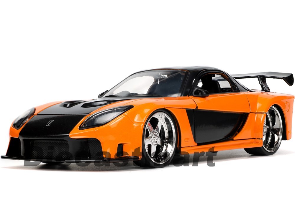 希少ドラゴンワイドボディ⭐️1/24ジェィダトイズ⚡️95マツダRX−7 ワイドB✨ ジャダトイズ FAST&FURIOUS RX-7ミニカー登場！ ミニカー