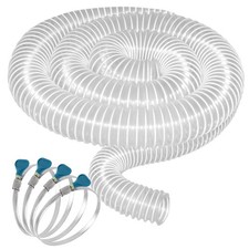 2 1/2" x 10' PVC Dust Collection Hose,2.5 Inch Dust Collection Hose Clear ...