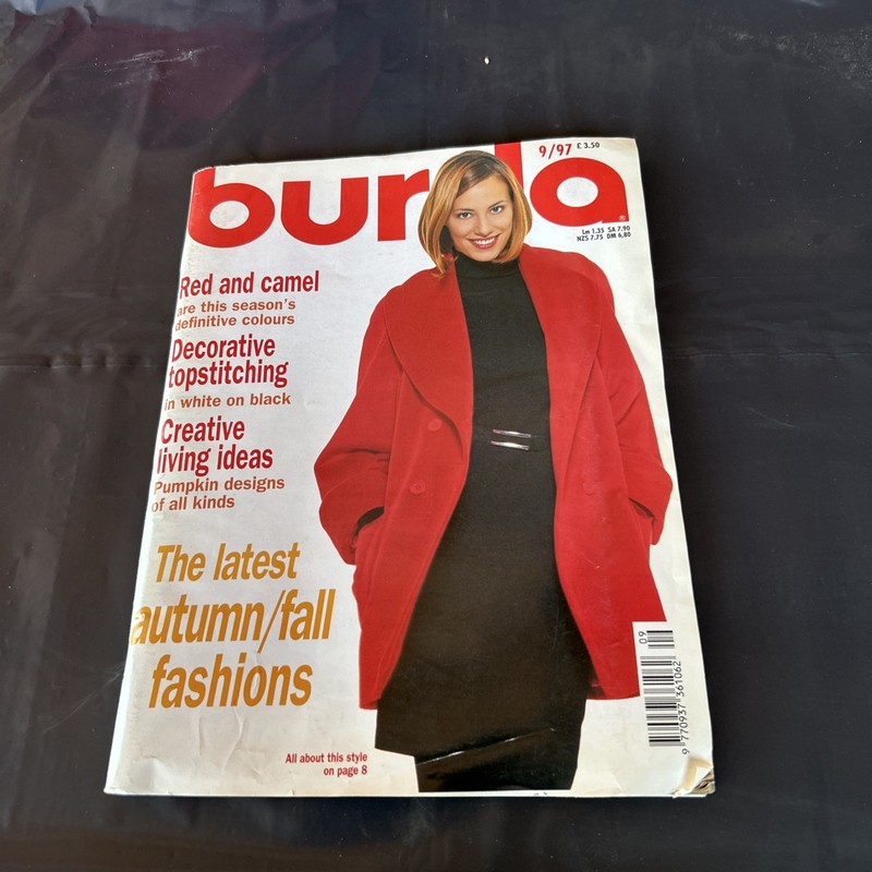 Burda Style Magazine September 1997 All Pattern