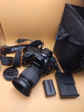 Sony A65 DSLR W/18-70 mm f3.5-6.3 Zoom Len /Case/ 2x Aftermarket Battery Charger