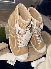 Gucci Tennis 1977 High Top Suede & Shearling ...