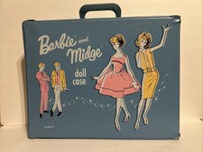 Vintage 1963 Barbie And Midge Doll Carrying Case Mattel
