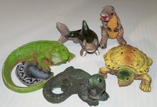Dinosaur Reptile Toy Figures  Shark , Turtle, Iguana, Alligator, Dinosaur Tiny