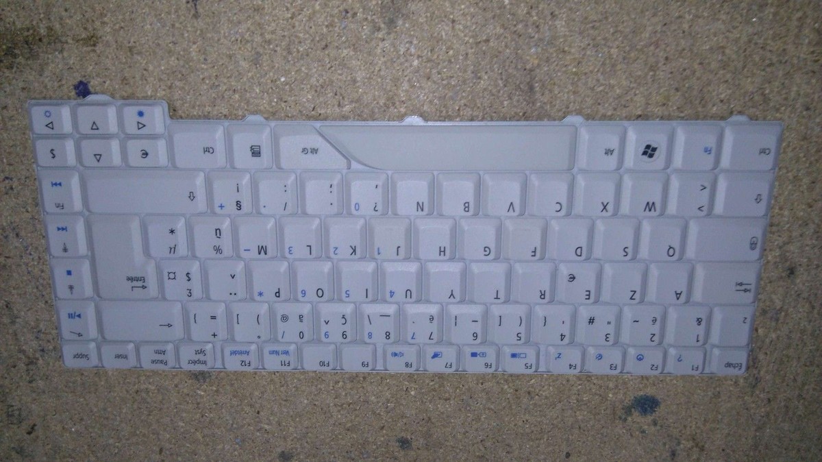 Clavier Azerty Français Pour Portable Acer (MP-07A26F0-698) - Compatible Modèles 5315, 5520, 5720 - Occasion