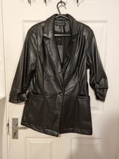 Rachel Zoe Faux Leather Blazer