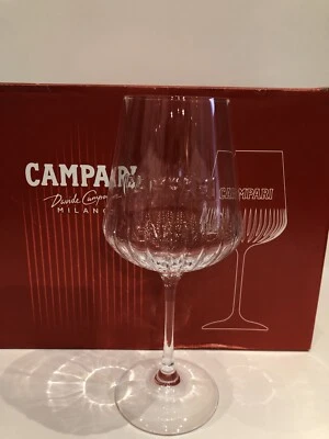 6 Stück Original Campari Relief Gläser NEU! Spritz Gläser Sprizz - Bild 1 von 4