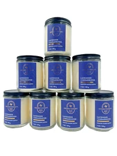 Bath & Body Works LOT of 8 Aroma Lavender Cedarwood Single Wick Candles 7 oz