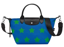 Longchamp Le Pliage Small Casaque Star Recycled Canvas Crossbody Bag ~NWT~