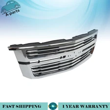 For Chevy Tahoe/Suburban LTZ Style 2015 2016 2017-2020 Chrome Front Upper Grill