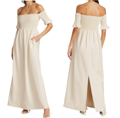 staud cream dress STAUD Cream Una Midi Dress S (4-6) Like new