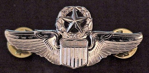 Vintage USAF Command Pilots Metal Wings 2 Inch, pre-owned excellent condition.