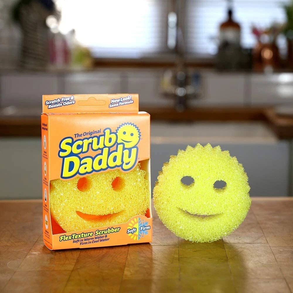 Original Scrub Daddy-Flex Texture Sponge, Soft in Warm Water, Firm in Cold