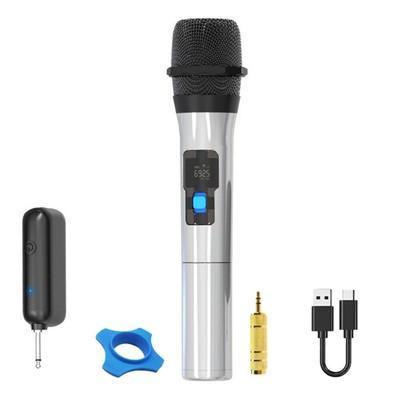 1Set Handheld Wireless Mic mit Lautsprecher Cordless Mic System UHF Aufnahme