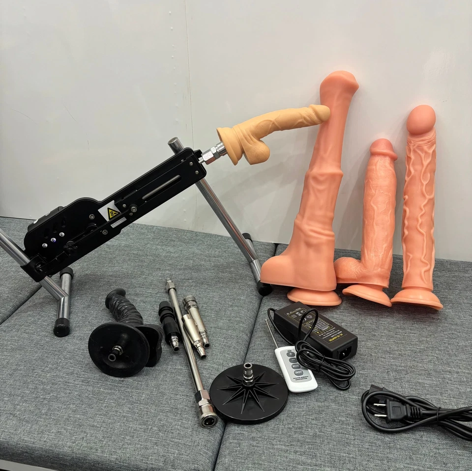 Electric Sex Machine Fucking-Love-Machine W/ Attachments Remote Control Sex Toy - Image 4 of 4