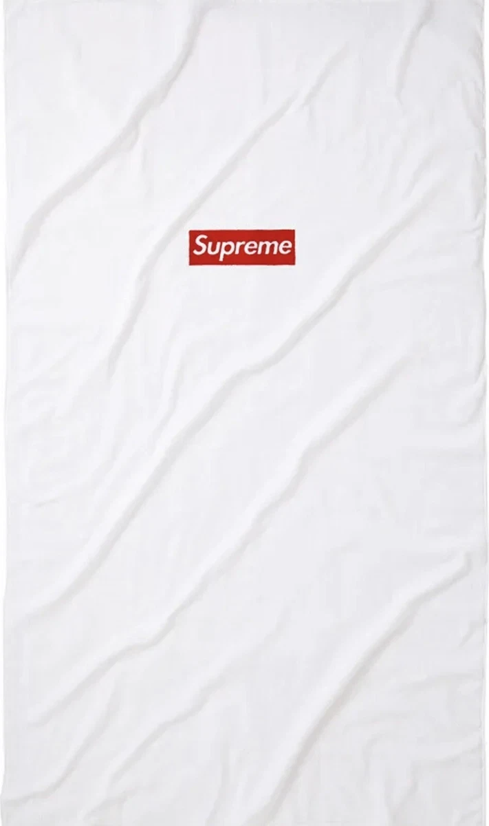 Supreme White Bath Beach Towels for sale | eBay