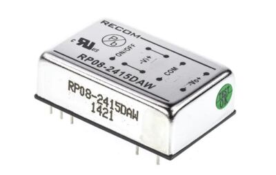 RP08-2415DAW, DC-DC Wandler, ±15V DC/ ±267mA Ausgang, 9-36 V DC Eingang, 8W