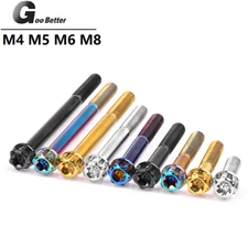 M4 M5 M6 M8 Titanium Bolt Hex Flange Bolts Screws Torx Flange head L : 10~90mm