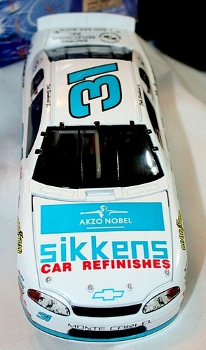 1999 Select Net Dale Earnhardt Jr. #31 Sikkens White 97 Monte Carlo 1/24 CWB - Picture 4 of 12