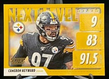 2020 Panini Score Next Level Stats Gold #NLS-CH Cameron Heyward Steelers