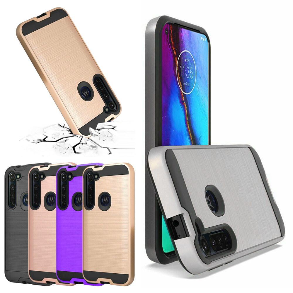 For Motorola Moto G8 Play G8 Plus G8 Power Brushed Impact Resistant Case