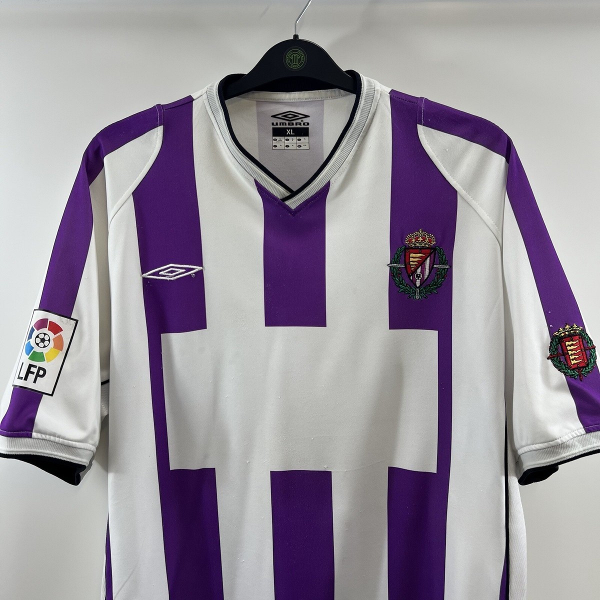 Real Valladolid Home Football Shirt 2001/03 Adults XL Umbro A642