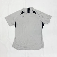 Nike US Legend Short Sleeve Soccer Jersey Women's S M L Grey Dri-FIT AJ1015