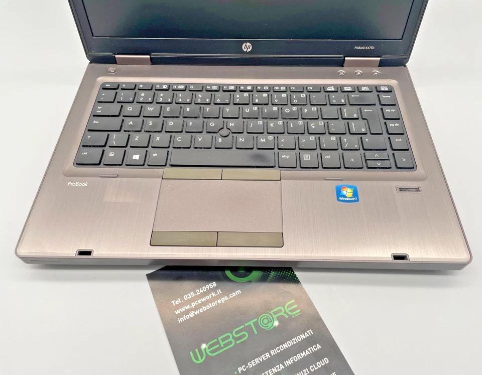 HP 6475b G2 PROBOOK AMD A6-4400 4GB RAM 320GB HDD 14" HD GAR 3 MESI WIN 10 - Immagine 2 di 4