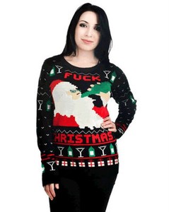 emo ugly christmas sweater