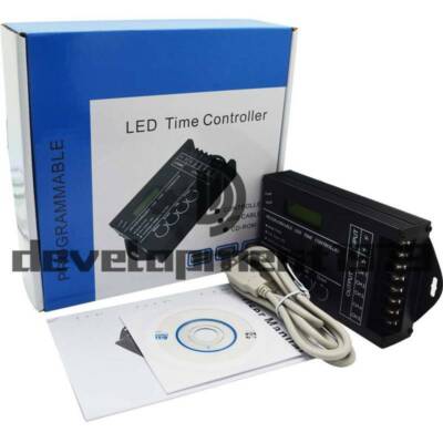 TC420 Time programmable RGB DC12V-24V LED Controller 5Channel LED Timing dimmer 