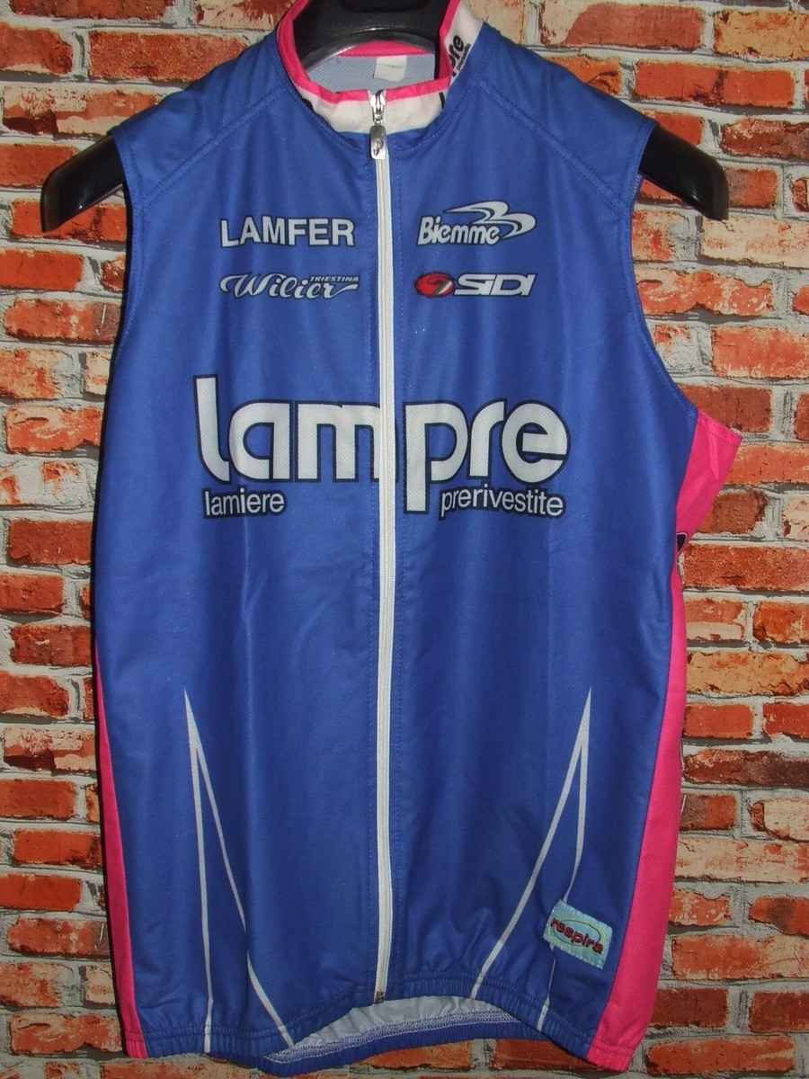 Lampre Sleeveless Biemme Cycling Jersey Shirt Size XL