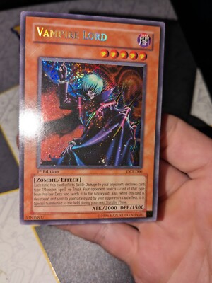 Yu-Gi-Oh! TCG Vampire Lord Dark Crisis DCR-000 1st Edition Secret