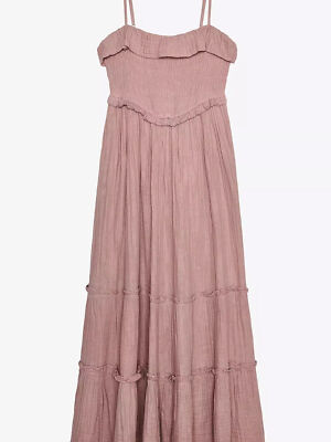 chinese dress ladies Rove Linen-Cotton Midi Dress - Crossover Back Ties