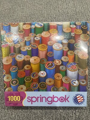 1000 Piece Springbok Jigsaw Puzzle Sew Ready Thread Design 2013 New Sealed