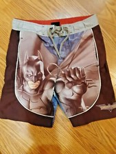 Batman The Dark Knight Swim Trunks - Youth Medium 28"