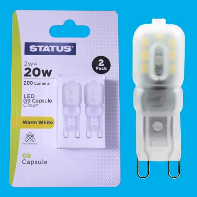 25x 2W G9 SMD LED Kapsel Glühbirne 200 Lumen Halogen Ersatz 200 Lm Lampe