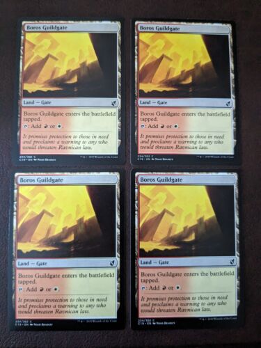 4X BOROS GUILDGATE C19 - Magic The Gathering MTG Collectible Card game - Picture 1 of 2