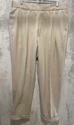 luxire high waisted dress pants Custom Pleated Pastel Pink Dress Pant – Luxire Custom Clothing main image 0