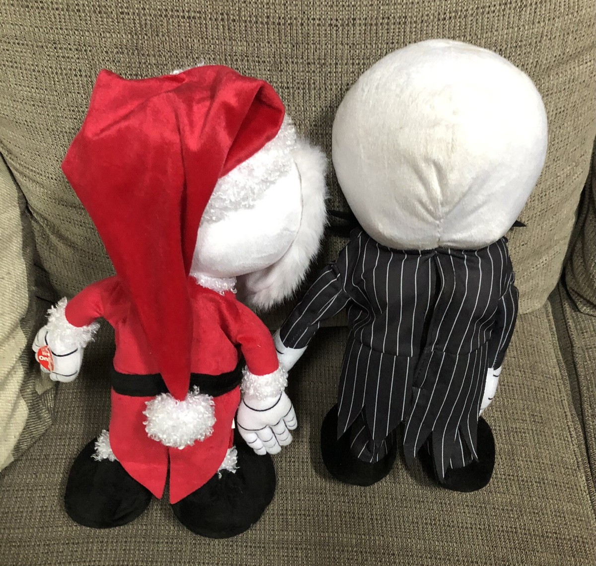 NIGHTMARE BEFORE CHRISTMAS Jack Skellington & Santa Battery