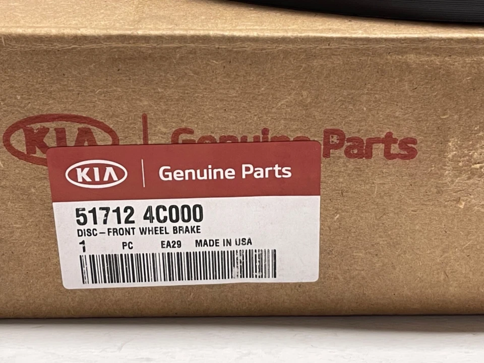Rotor de disco de freno de rueda delantera izquierda derecha KIA OPTIMA 51712-4C000 2012-2020 ORIGINAL OEM Foto 4 de 4