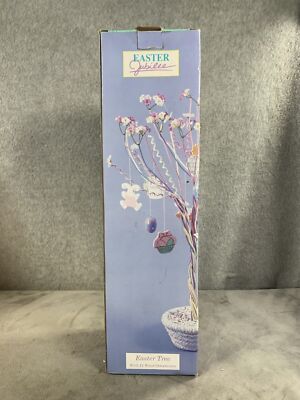 Easter Jubilee EASTER TREE Pastel 18 Inch Decor & Cute Ornaments In Box