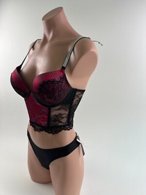 Victoria&rsquo;s Secret Very Sexy Push Up Bra & Brazilian Bottom Set  34C/S  NWT