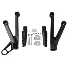 Foot Pegs Rear Fit For Kawasaki ZX10R 2004 2005 Passenger Bracket Set
