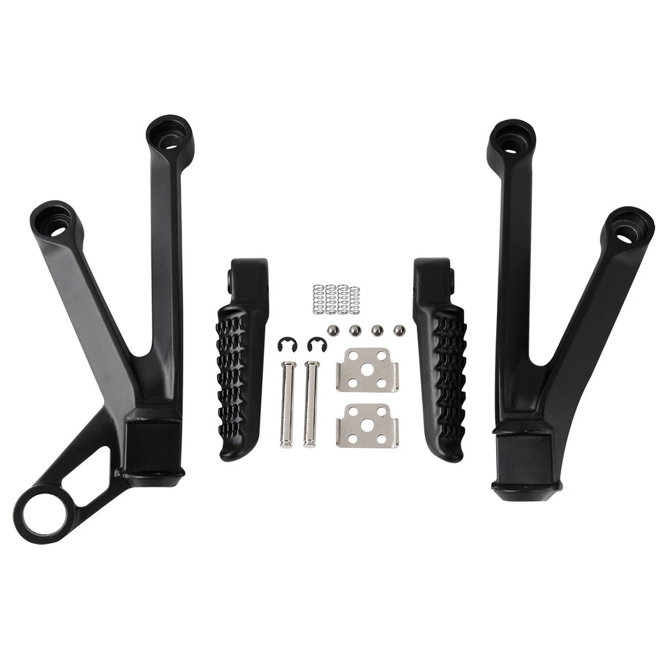 Juego de reposapiés reposapiés de pasajero para Kawasaki Ninja ZX10R ZX 10R 04-05 Foto 2 de 4